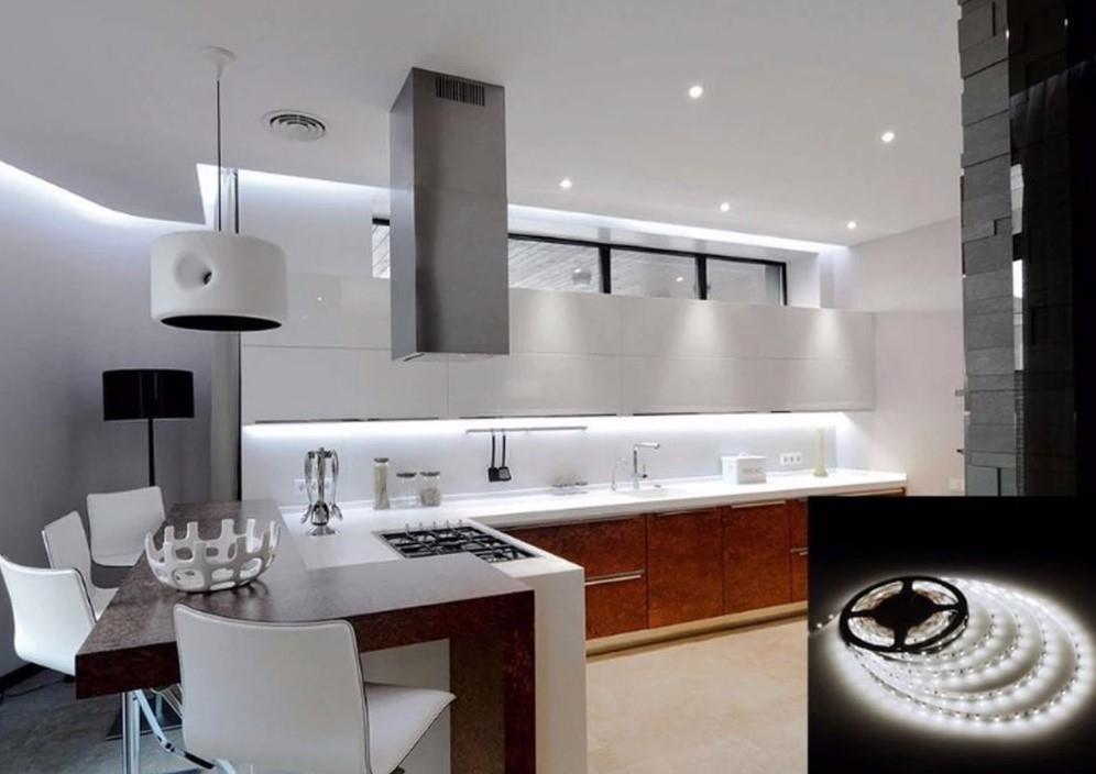 5 METRE CATA CT 4535 İç Mekan 12V 12 Çipli Şerit Led 6400K Beyaz Işık