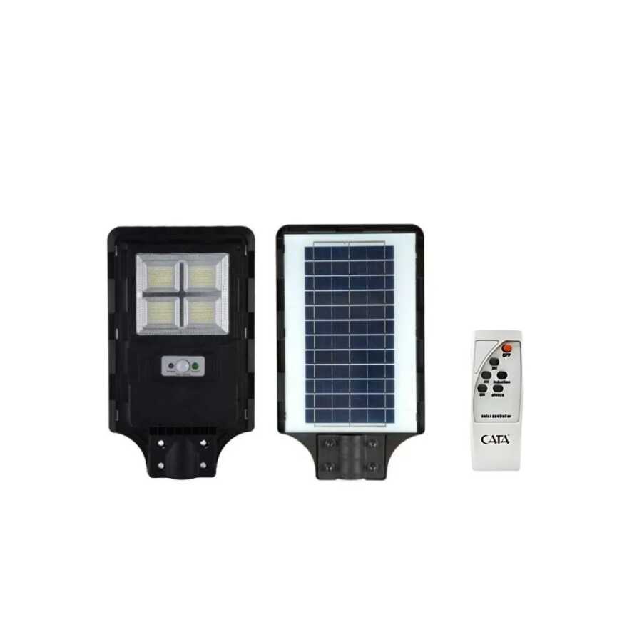 Cata CT-4640 200w Solar Güneş Enerjili Sokak Armatürü 6400K Beyaz Işık Sensörlü (Kumandalı)
