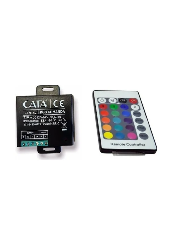 Cata CT-9147 Rgb Led Kumanda RF-2 Adet