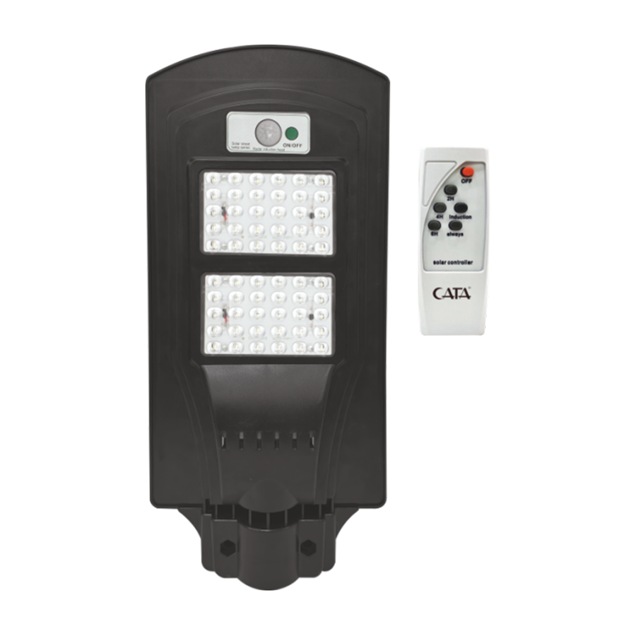 Ct 4692 Solar Sokak 120W Beyaz 6400K , Cata Güneş Enerjili Lamba