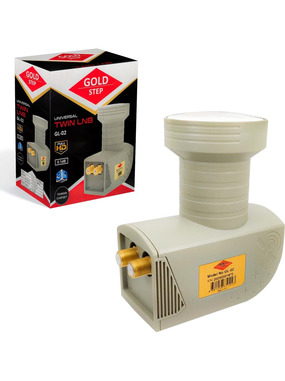 Gold Step Lnb Ikili (Twın) 0.1db 3D