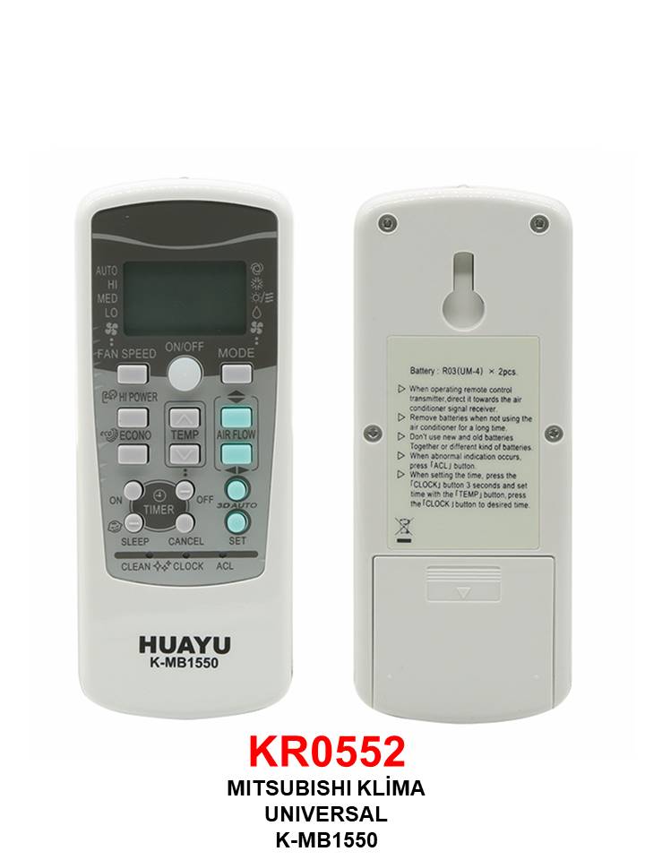 KR0552 MITSUBISHI MB-1550 UNIVERSAL