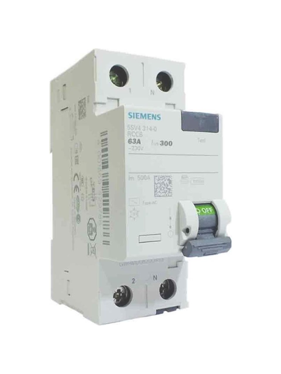 Siemens 2X63A 300MA Monofaze Kaçak Akım Rölesi