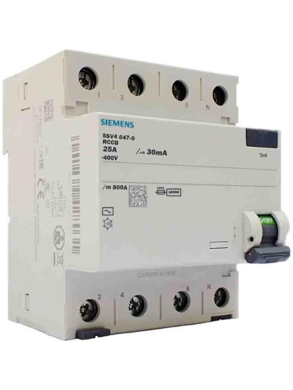 Siemens 4X25A 30MA Trifaze Kaçak Akım Rölesi