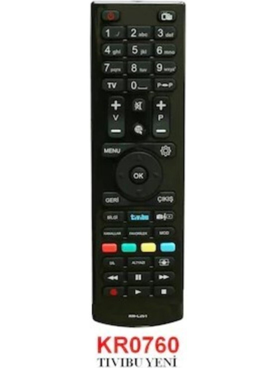 Uydu Kumandası Tivibu Uydu Kumandası KR0760