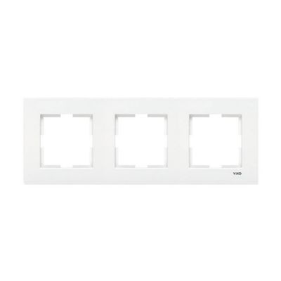 Viko Karre Üçlü Çerçeve Beyaz